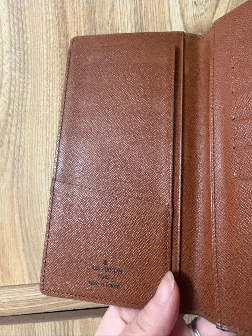 Authentic Louis Vuitton monogram long bifold wallet